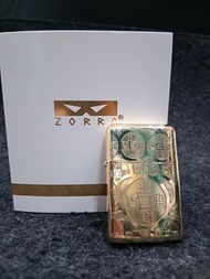 ZORRO 獨特打火機 送禮必備 招財進寶五帝錢打火機