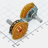 [2 Pieces]- RS25 2P6T Rotary Switch, 2 Pole 6 Position Options