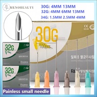 30G 13MM 34G 4MM Sharp Tip เข็ม Meso ไม่เจ็บปวดขนาดเล็ก Need Le Irrigator สำหรับ Superfine Beauty เข