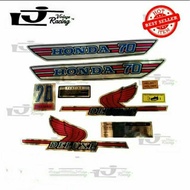 HONDA Striping c70 sticker c70 strip c70 sticker pink fanta c70HONDA