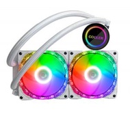 Others - 電腦機箱CPU水冷散熱器 大風量靜音散熱風扇(白色240MM （5VARGB）4pinPWM+主板3針)