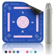 Mahjong Mat - Non-Slip Noise Reduction Gaming Mat 32.4x32.4 Inch for Mahjong/Poker/Board Games/Card 