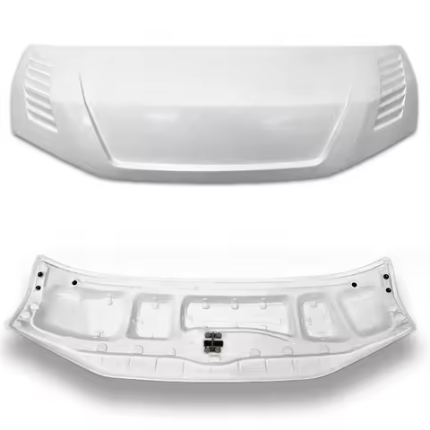 Modified Engine Hood Fireproof Covers Car Fiber Glass for HIACE200 KDH200 Hiace Parts Body Kit
