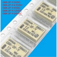 1-5PCS/Lot G6K-2F-Y-3VDC 、G6K-2F-Y-4.5VDC 、G6K-2F-Y-5VDC 、G6K-2F-Y-12VDC 、G6K-2F-Y-24VDC SMD-8 New O