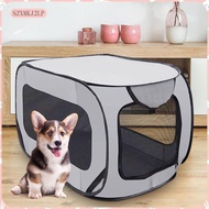 [szxmkj2lp] Portable Pet Dog Playpen Foldable Cat Dog Crate Carrier Ventilation Dog Kennel Pet Trave