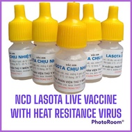 ✴ ◹ ☋ NCD LASOTA DROPS FOR CHICKEN WITH HEAT RESISTANCE