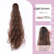 TSE mùa hè mới tóc giả của phụ nữ tóc dài đuôi ngựa thời trang Ngô nóng Clasp phong cách đuôi ngựa B
