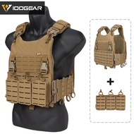 IDOGEAR Tactical Bandolier Set Quick Release Buckle MOLLE with Triple 556 Mag Pouch Tactical Vest 33