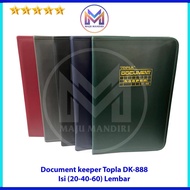Document Keeper Topla DK-888 Size F4 Zipper Contents 20 40 60