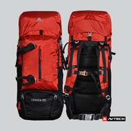 AVTECH - Tas Ransel Carrier Gunung Backpack Hiking Camping Outdoor Travel 60 Liter Free Rain Cover -