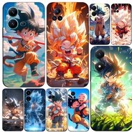 Case For Vivo V5 V5S V7 PLUS + V11i  V11 Pro Phone Back Cover Soft Black Tpu Child Lovely Son Goku