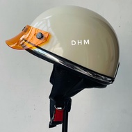 Helm Retro Chips LIs Krom Dewasa Helm Chips Spet Helm Chips Retro Klasik Helm Chips