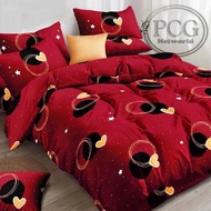 Ready Stock PCG Cotton Euro Collection 800TC Fitted Bedsheet set with Comforter /Cadar fitted