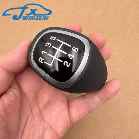 JXZT Leather Gear Shift Knob 43711D3010TRY 437112W200 437113Z200RY For Hyundai I20 I40 Santa Fe Spor
