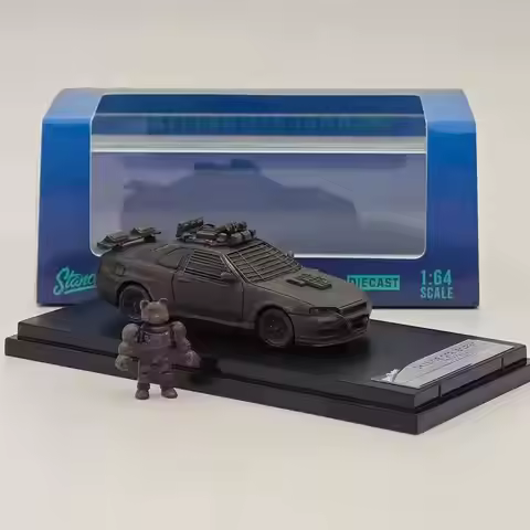 SH 1/64 Skyline GTR R34 Mad Max Doomsday Rust Making Simulation Car Model