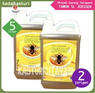 Tawon 5 Liter x 2 Jerigen Minyak Goreng Rose Brand - Twinpack