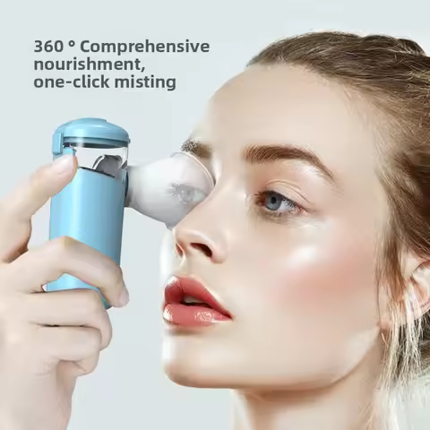 Mini Eye Care Device, Eye Wash Machine & Mist Humidifier for Dry Eye Relief, Portable Eye Cleaner an