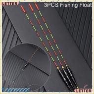 LETTER Fishing Float  Slip Drift Tube Buoy Strike Wood Fluorescent