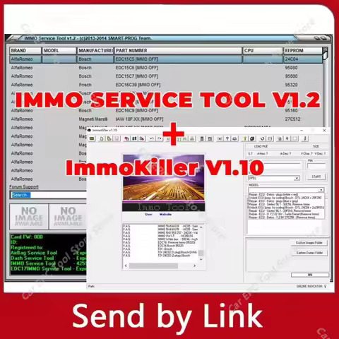 Hot sell ImmoKiller V1.10 New IMMO Off Software v1.1 ECU Programmer IMMO SERVICE TOOL V1.2 Immo Off 