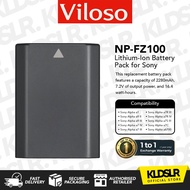Viloso NP-FZ100 Rechargeable Battery for A9II / A9 / A7RIV / A7RIII / A7III / A7 IV/ A6600