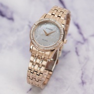 [Original] Citizen EM0773-54D Eco-Drive Rose Gold Stainless Steel Mother Of Dial Analog Ladies Watch