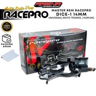 RacePRO Master Brake Pump Dice 1 14mm set Handle Clutch - Master Brake Axial 14 mm SINGLE Original