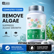 Yee aquarium algae remover tablets green algae/brown algae/black algae remover for fish ponds.