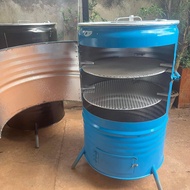 เตาอบเตาบินห้อยพารวย ขนาดใหญ่โอเว่อร์จัมโบ้ 200 ลิตร มีช่อวางย่างได้ 2 ชั้น  ขนาด 59x100  cm มีสีให้