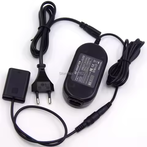 AC-PW20 Power Adapter+FW50 DC Coupler NP-FW50 Dummy Battery for Sony ZV-E10 ILCE-QX1 DSC-RX10III A70