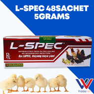 L SPEC 5grams Vitality Electrolyte Supplement for Pigs Cattle PoultryL-Spec Powder 5g Animal Health 