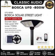 BOSCA UFO solar street light 800W with remote control outdoor garden solar light CLASSIC AUDIO | (OR