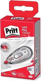 Pritt Correction Roller Refill Flex Roller Midway, Easy Refillable, Retractable Flexible Tip, Push &