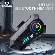 SOMAN Helmet Bluetooth Earphone Headset