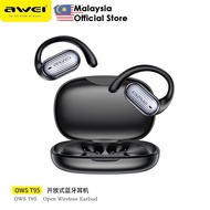Awei T95 OWS Wireless Earbuds Bone Conductor Open Wearing Bluetooth Earbuds Awei Wireless Earbuds
