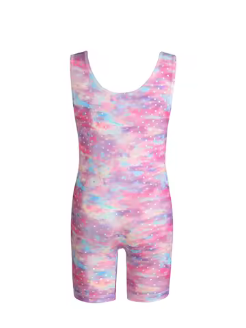 Girls Sleeveless Athletic Jumpsuit Gymnastics Practice Performance Leotards Outfit Kids Clothes