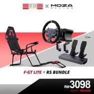 NEXT LEVEL RACING X MOZA RACING | R5 / F-GT LITE RACING COCKPIT | RACING SIMULATOR BUNDLE