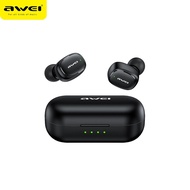 AWEI T13 Pro True Wireless Earbuds Bluetooth V5.1 Earphone 8H Long Play Time HiFi Stereo Bass IPX6 Waterproof Sports Headset Earpiece With Microphone For iPhone Android