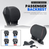 ❥FOR VOGE SR250GT SR250 SR 250 GT 250GT Motorcycle Black Rear Passenger Seat Tailstock Backrest ♚☃