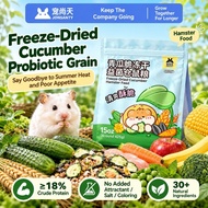 JONSANTY Probiotics Freeze Dried Cucumber Multi Grain Hamster Food Makanan Hamster Syrian Dwarf Hams