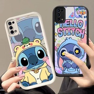 HW-35 THE Stitch Shockproof Silicone Casing for Realme Narzo C3 7I 10 5 N53 5s 6i C75 20A N63 C17 10