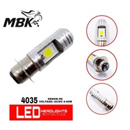 MAIN HEADLIGHT BULB AC LED LAMP/DC FRONT BULB AC DC H-6 / 8-80watt 2-SIDED/ AUTOMATIC BEBEK MIO VEGA