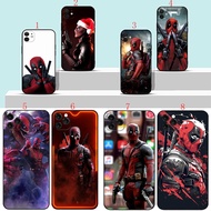 iPhone 15 16 17 Pro Max 16e 15 16 Plus N7 Deadpool anime Soft black phone case