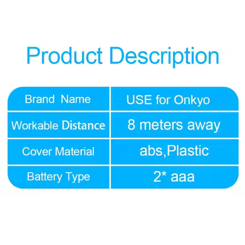 RC-879M Remote Control for Onkyo TX-NR535 TX-SR333 HT-R393 HT-S3700 Power Emplifier AV Receiver Cont