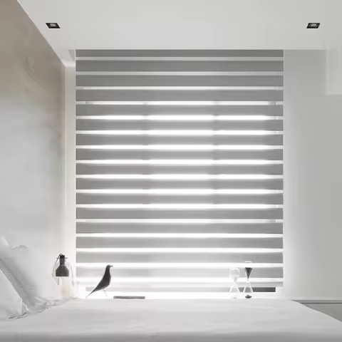 Wholesale smart zebra blinds automatic smart motorized window korean zebra blinds