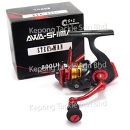 AWASHIMA fishing reel STEELMAN REEL 500 800 UL SPINNING FISHING REEL