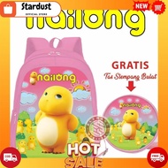 Nailong Bag 2In1 Astro Bot Backpack for Kindergarten Children, Latest Nailong Character [T1]