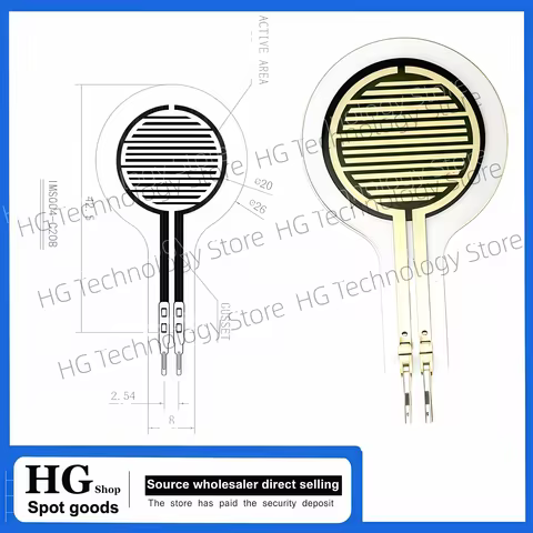 Brand new and original 1kg5kg10kg 20kg 30kg 50kg100kg150kg Film Pressure Sensor Resistive for Sensit