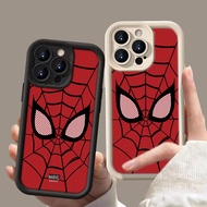 Marvel Spiderman Head Mask Phone Case For OPPO A15 A16 A16S A54S A16E A17 A53S A54 A57 A58 A72 A73 A74 A95 A78 A52 A92 A93 A94 A98 FIND X3 X5 Case