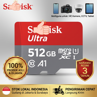 SanDisk Memory Card hp Ultra 128GB/256GB/512GB MicroSDXC UHS-I Micro SD Card + Free adapter