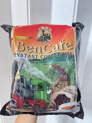 กาแฟผงสำเร็จรูป Ben cafe กาแฟรถไฟ กาแฟ อาราบิก้า 3 in 1 50 ซอง ล็อตใหม่